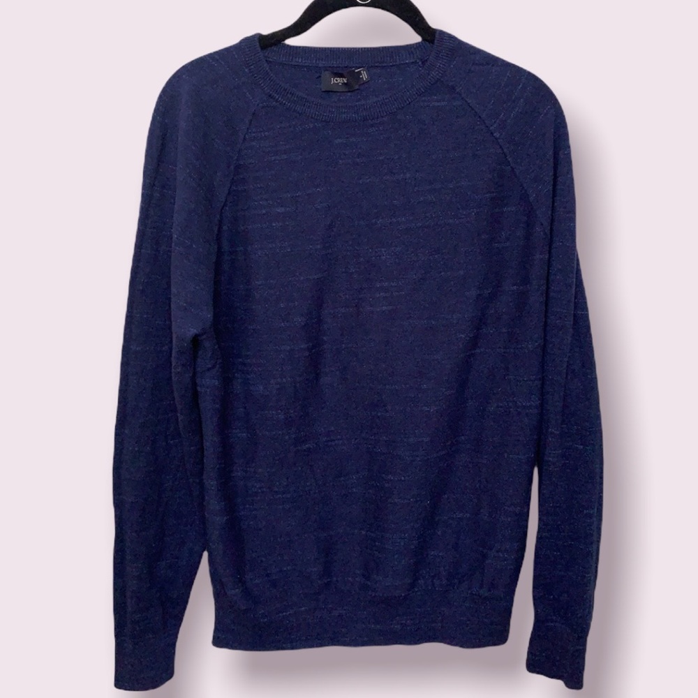 J Crew textured lightweight cotton sweater